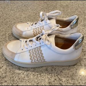 Loeffler Randall Elliot Ric Rac Leather Sneakers